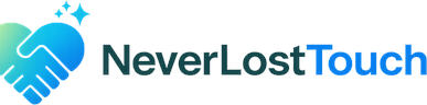 NeverLostTouch — two clasped hands forming a heart